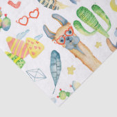 Liebe A Llama Tissue Paper Seidenpapier (Detail)