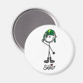 Liebe a Soldier Magnet (Vorderseite/Rückseite)