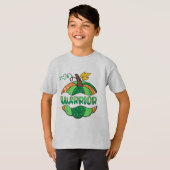Liebe a Warrior Pumpkin - Green T-Shirt (Vorne ganz)