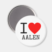 Liebe Aalen Baden-Württemberg Magnet (Vorderseite/Rückseite)