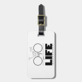 Liebe-Abenteuer und gehen Grün? Gepäckanhänger (Vorderseite vertikal)