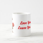 Liebe, aber verlass dich wild kaffeetasse (Mittel)