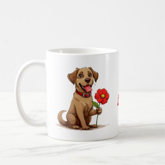 Liebe, aber verlass dich wild kaffeetasse (Links)