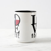 LIEBE Abilene 15oz Zweifarbige Tasse (Mittel)
