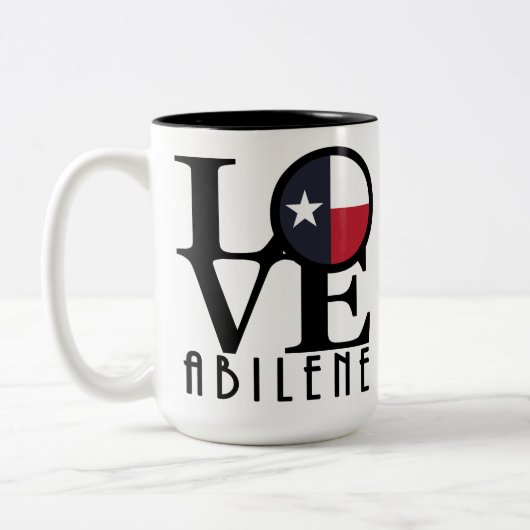 LIEBE Abilene 15oz Zweifarbige Tasse (Links)