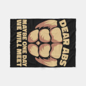 Liebe Abs vielleicht eines Tages Fleecedecke (Vorderseite (Horizontal))
