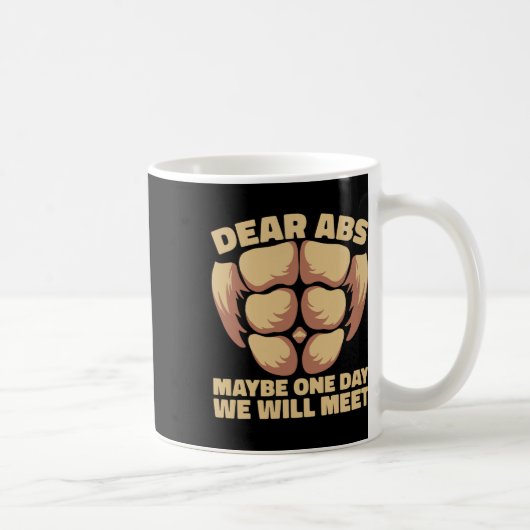 Liebe Abs vielleicht eines Tages Kaffeetasse (Rechts)