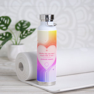 Liebe & Absicht Kollektion   Dankbarkeit Bleibt™ W Trinkflasche