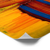 Liebe Abstraktes Hefeöl Pastellmittel Poster (Ecke)