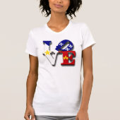 LIEBE Acadiana Franzosen Louisiana T-Shirt (Vorderseite)