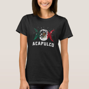 Liebe Acapulco Mexiko Urlaub Mexiko Flaggen 1 T-Shirt