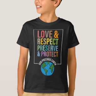 Liebe Achtung Schutz unserer Wertvollen Erde D T-Shirt
