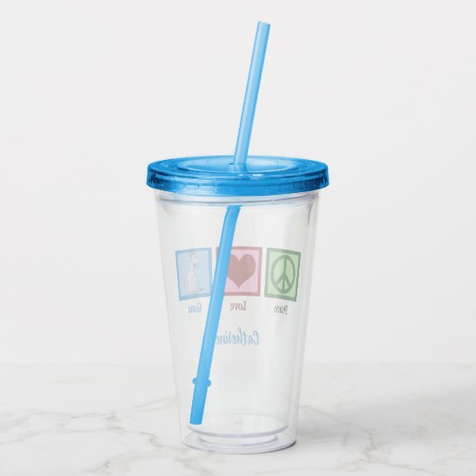 Liebe Acryltrinkbecher (Rückseite)