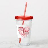 Liebe Acryltrinkbecher (Rückseite)