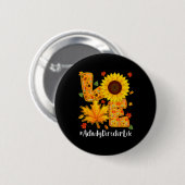 Liebe Activity Director Life Erntedank Herbstfoto Button (Vorne & Hinten)