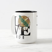 LIEBE Ada Oklahoma `5oz Zweifarbige Tasse (Vorderseite Links)
