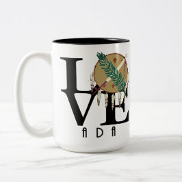 LIEBE Ada Oklahoma `5oz Zweifarbige Tasse