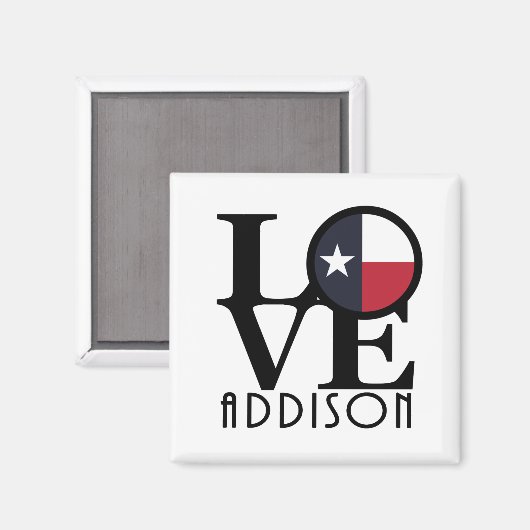 LIEBE Addison Magnet (Vorderseite/Rückseite)