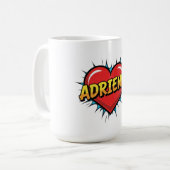 Liebe Adrienne Kaffeetasse (Vorderseite Links)