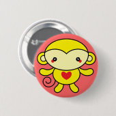 Liebe-Affe Button (Vorne & Hinten)