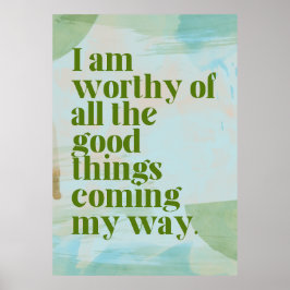 Liebe-Affirmations-Poster Poster