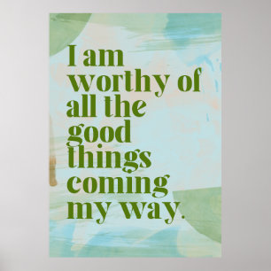Liebe-Affirmations-Poster Poster