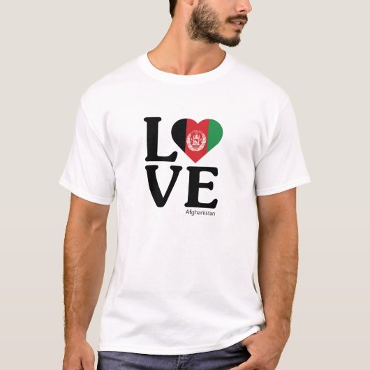 Liebe Afghanistan T-Shirt (Vorderseite)