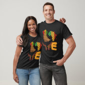 Liebe Africa Map Melanin African Continental Ameri T-Shirt (Unisex)