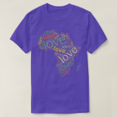 Liebe Africa Map T-Shirt (Design vorne)