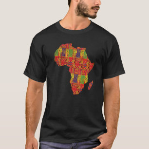 Liebe Afrika Afrikanisches Land Karte Prix Schwarz T-Shirt