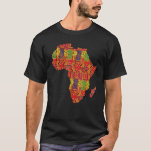 Liebe Afrika Afrikanisches Land Karte Prix Schwarz T-Shirt