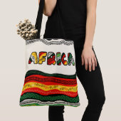 Liebe Afrika Große Taschentasche Tasche (Von Nahem)