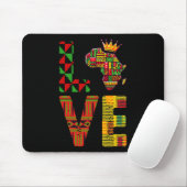 Liebe Afrika im Jüdischen Raum Schwarze Geschichte Mousepad (Mit Mouse)