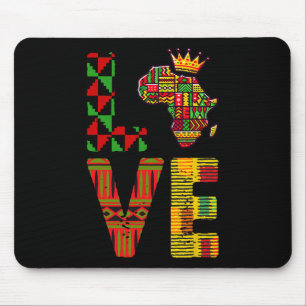 Liebe Afrika im Jüdischen Raum Schwarze Geschichte Mousepad