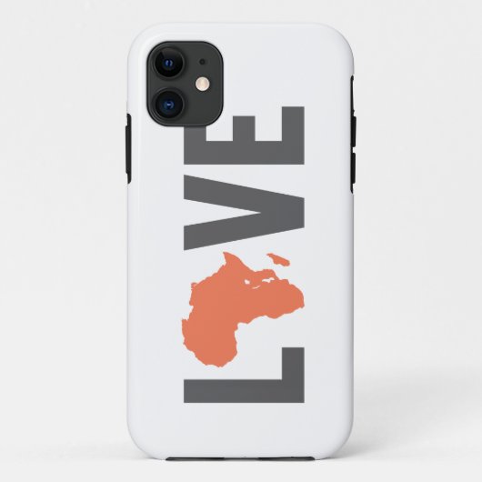 Liebe-Afrika iPhone 5 Fall Case-Mate iPhone Hülle (Rückseite)