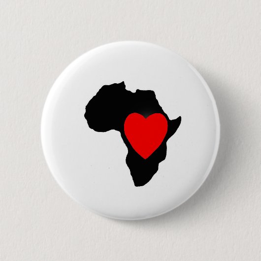 LIEBE Afrika-Knopf, Afrika, Knopf, Button (Vorderseite)