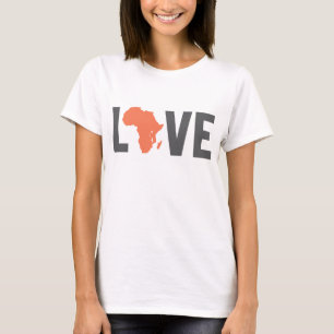 Liebe-Afrika-T-Shirt T-Shirt
