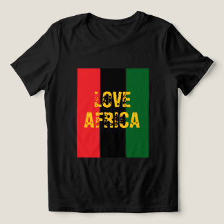Liebe Afrika T-Shirt Tri-Blend Shirt