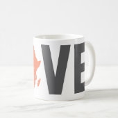 Liebe-Afrika-Tasse Kaffeetasse (VorderseiteRechts)