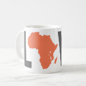Liebe-Afrika-Tasse Kaffeetasse (Vorderseite Links)