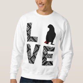 Liebe Afrikanischer Papagei Sweatshirt