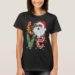 Liebe Afro American Santa Christmas Family T-Shirt<br><div class="desc">Liebe Afro Afro American Weihnachtsfamilie Matching</div>