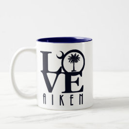 LIEBE Aiken South Carolina 11oz Zweifarbige Tasse