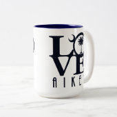 LIEBE Aiken South Carolina 15oz Zweifarbige Tasse (VorderseiteRechts)