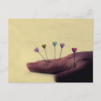 Liebe Akupunktur Postkarte