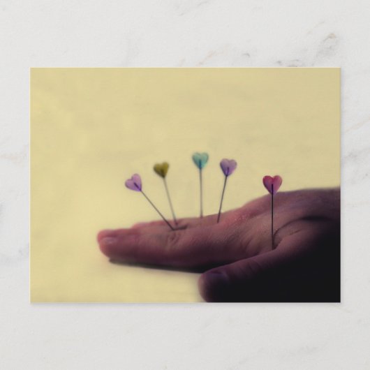 Liebe Akupunktur Postkarte (Vorderseite)