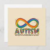 Liebe akzeptieren - Unendlichkeit des Autismus (Vorne/Hinten)