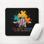Liebe Akzeptiert Befürworter des Autismus Bewussts Mousepad (Mit Mouse)