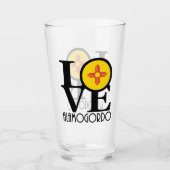 LIEBE Alamogordo New Mexico Glas (Vorderseite)