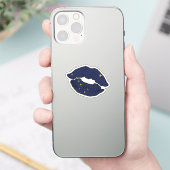 Liebe Alaska Alaskan Lipstick Aufkleber (Telefon)